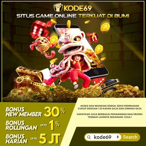 KODE69 - Situs Slot Game Dan Togel online Pasaran Terlengkap Deposit Dana Termurah Terbaik